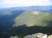 Widok z Sywuli - najwyszego szczytu w Gorganach - Kliknij by zobaczy powikszenie